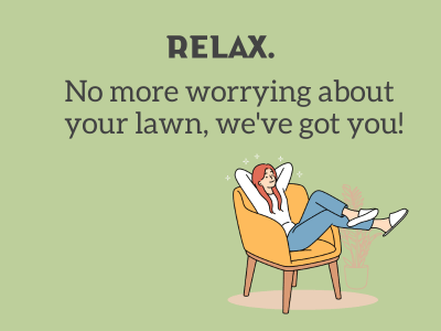 No more worrying about the lawn