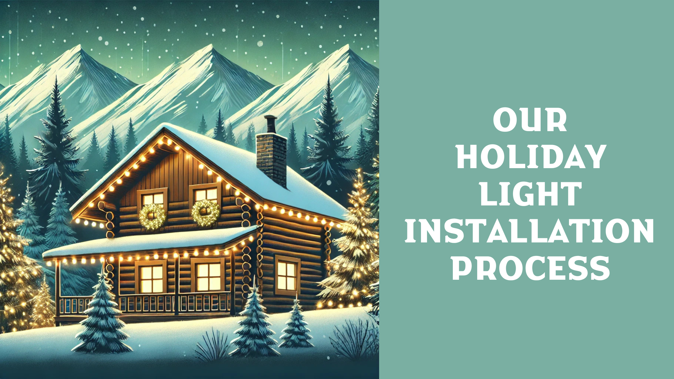 Holiday Lighting Installation Process